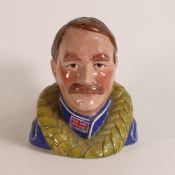 Kevin Francis prototype character jug Nigel Mansell, not for resale stamp and dated 1992, h.17cm.