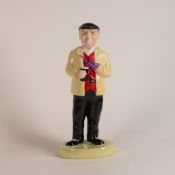 Lorna Bailey prototype colourway figure of Steaming Fred Dibnah H:26cm - went into a limited edition