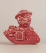 WWI Theme Novelty Money Box. Modelled as Old Bill 'Where's That Blinking Kaiser?'. Glaze chips