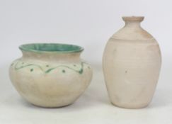 Isabella Pope, Two Studio Pottery Vases. Pope was a Master Potter and teacher who created these