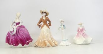 Four Coalport Lady Figures Amanda, Lady Sarah, May Ball and Joan (4)