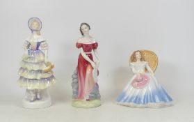 Royal Doulton, Three Lady Figures Meg HN2743, Annabel HN4803 and Jemma HN3168 (3)
