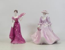 Coalport, Two Lady Figures Barbara Ann and Antonia (2)