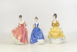 Royal Doulton, Three Lady Figures Coralie HN2307, Helen HN4806 and Fair Lady HN2835 (3)