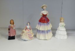 Royal Doulton Lady Figurines to include Hannah HN3649 (seconds), Little Nell, Julie HN2995, Eliza