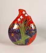 Anita Harris Honey Bee Brook Large Teardrop Vase Height 22cm Gold Signed