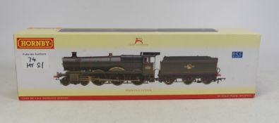 Hornby OO gauge steam locomotive R2404 BR 4-6-0 'Resolven Grange' weathered DCC ready. Untested.