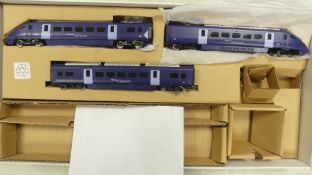 Hornby R1139 Blue Rapier Train Set, consisting of Hitachi 3-car Class 395 Blue livery EMU.