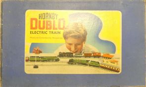 Two Hornby Dublo OO gauge Electric Train sets to include EDP12 passenger train 'Duchess of Montrose'