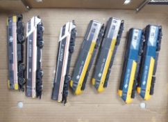 Collection of Hornby OO gauge InterCity 125, InterCity 225 and InterCity Class 87 electric