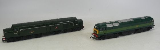 Two OO gauge diesel locomotives to include Jouef BR Class 40 D229 Saxonia and Hornby BR Class 47