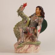 Peggy Davies / Kevin Francis figure St George & The Dragon. Limited edition 67 of 350. Boxed with