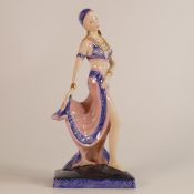Peggy Davies Kevin Francis figure Egyptian Dancer. Limited edition 47 of 100. Boxed with