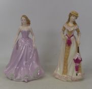 Royal Doulton, Two Lady Figures Spring HN5321 and Naomi HN4661 (2)
