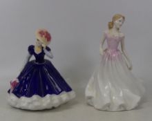 Royal Doulton, Two Lady Figures Jayne HN4524 and Mary HN4802 (2)