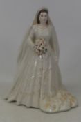 Royal Worcester, Queen Elizabeth II in wedding dress