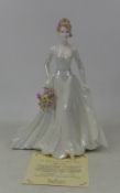 Coalport, The Modern Bride Collection Monaco. Limited edition 205 of 2000. Boxed with certificate.