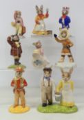 Royal Doulton Bunnykins to include Ballerina DB176, Jack and Jill DB222, Cowboy DB201, Eskimo DB275,