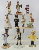 Royal Doulton Bunnykins to include Seaman DB322, Tyrolean Dancer DB242, Hornpiper DB261, Little Jack