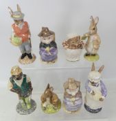 Beswick Beatrix Potter Characters to include two And This Pig Had none( different colourways)