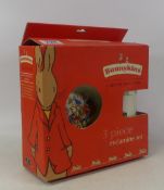 Royal Doulton, Bunnykins 3 piece melamine set in original box.