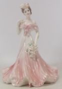 Coalport Lady Figurine The Flower Ladies Collection 'Fairest Lily' complete with box and certificate