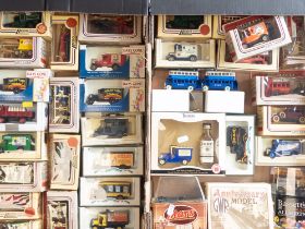 A collection of Lledo Days Gone diecast vehicles to include Teacher's Highland Cream Scotch