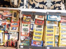 A large collection of boxed and loose diecast model cars to include Matchbox Convoy CY-24, Porsche