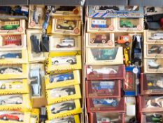 Large collection of loose and boxed diecast model cars to include Matchbox TM3, Models of Yesteryear