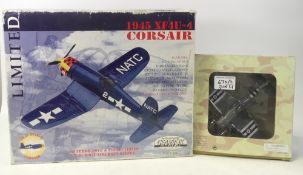Gearbox Collectible 1945 Xf4U 4 Corsair Limited Edition plane and Witty 1:72 scale FB-11 Seafury