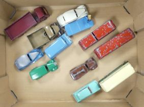 Collection of loose Dinky Toys Meccano to include Observation Coach, Duple Roadmaster Leyland