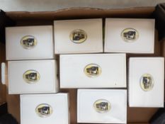 A collection of Atlas Editions 1/76 scale trams to include Elektrisk Motorvagn 43 (ASEA) 1902, Ce