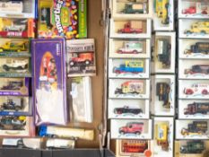 A collection of boxed scale diecast to include Corgi Classics 08007, Oxford Diecast and Lledo Days