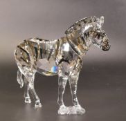 Swarovski Crystal SCS Annual Edition 2021 Zebra Amai in original box with COA
