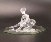 Swarovski Crystal selection to include Sitting Ballerina Fastening Her Ballet Slipper Ribbons also a