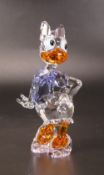 Swarovski Crystal 'Daisy Duck' figurine part of the Disney collection in original box