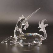 Swarovski SCS Annual Edition 1996 'the Unicorn' from the Fabulous Creatures' collection with COA