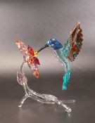 Swarovski Crystal ?Hummingbird? from the Crystal Paradise Birds collection in original box 14.5cm
