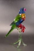 Swarovski Crystal Rainbow Lorikeet Tropical Parrot height 15cm in original box