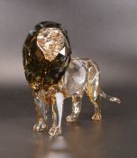 Swarovski Crystal Akili Lion SCS Annual edition 2016 in original box 12cm High