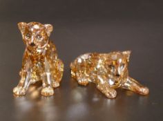 Swarovski SCS Amur Leopard Cubs both in same original box (2)