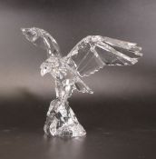 Swarovski large clear Crystal Eagle figure 14cm long in original box