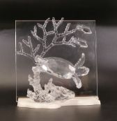 Swarovski Crystal SCS 2005 Eternity Figurine part of the 'Wonders of the Sea' trilogy