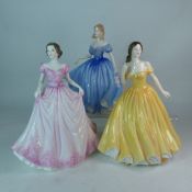 Three Royal Doulton lady figures to include Elizabeth HN4426 with certificate, Hope HN4097 and