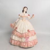 Coalport limited numbered edition figurine Olivia height 23cm.