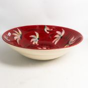 Daisy Chain by Poole Pottery Large Bowl diameter 32cm.