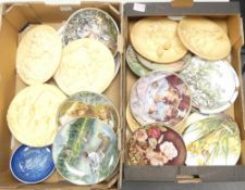 A collection of decorative plates to include Border fine china Fairy Collection, Wedgwood