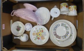A collection of ceramics to include Wedgwood Summer Bouquet cups, side plates, milk jug, plate,