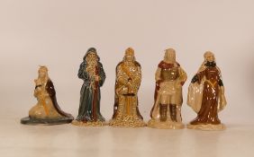 Wade 'Camelot' Collection to include 'Arthur', 'Lancelot', 'Guinivere','Merlin' and 'Lady of the