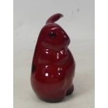 Royal Doulton, Flambe Lop-Eared Rabbit. Height: 6cm